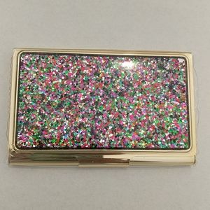 Kate Spade Card Holder Simply Sparkling Multi Gold